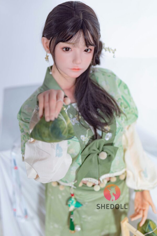 SHEDOLL 矽膠娃娃 158cm 芷沅 TPE/矽膠(可選版本)2.0可動下巴
