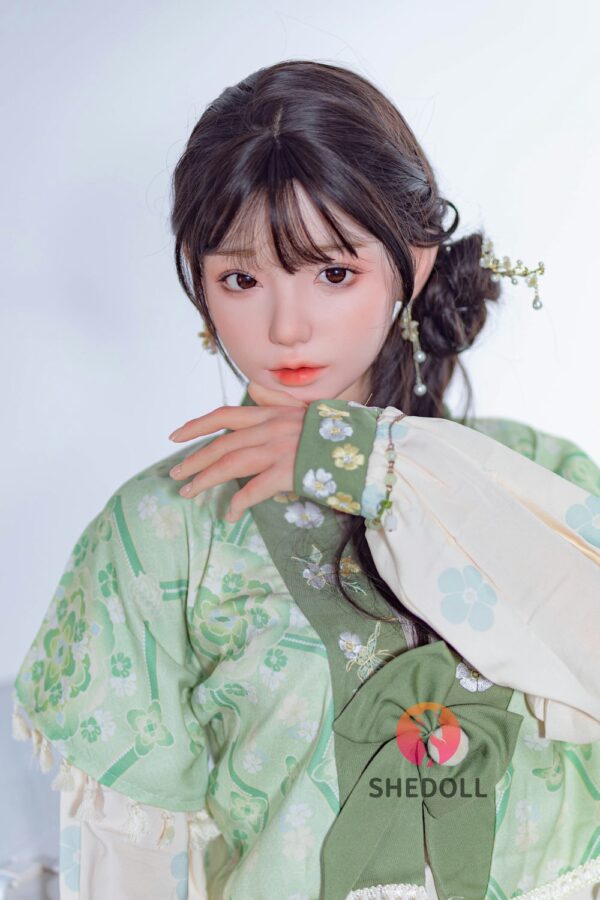 SHEDOLL 矽膠娃娃 158cm 芷沅 TPE/矽膠(可選版本)2.0可動下巴