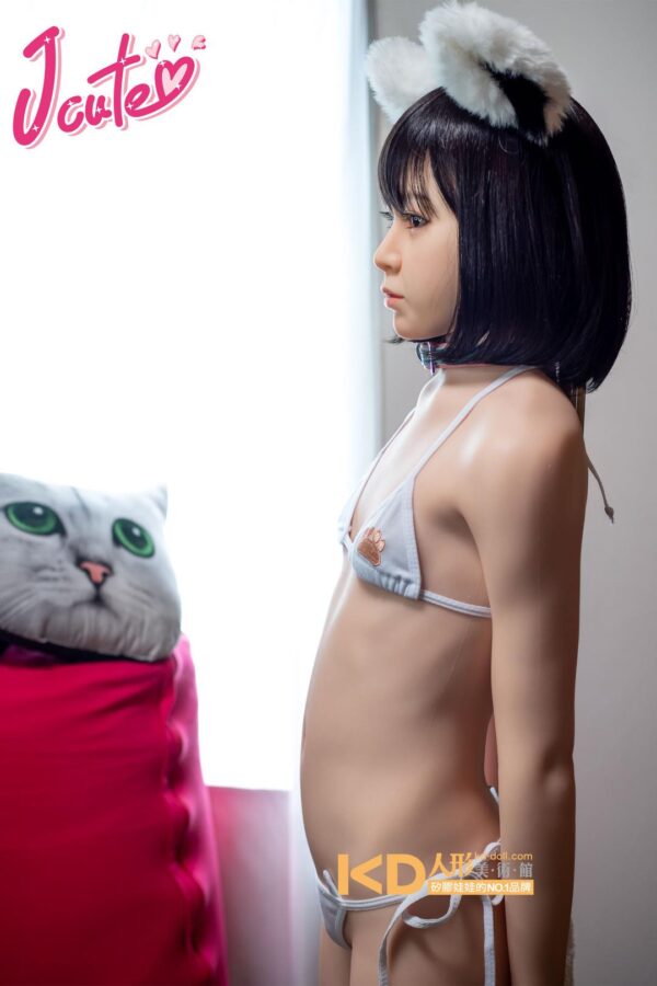 Jcute 羽純 137cm 平胸蘿莉矽膠娃娃 可愛女孩