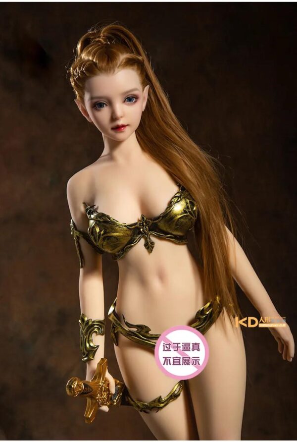 奇她娃娃 QITAdoll 歐若拉 125cm 矽膠頭+TPE身植髮版