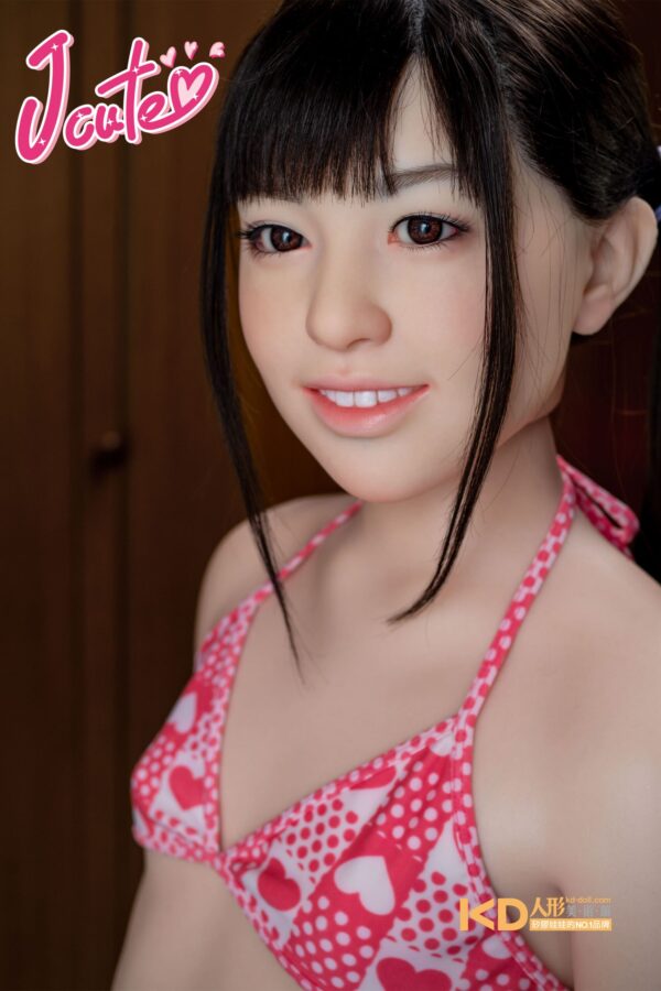 Jcute 優心 149cm 平胸蘿莉矽膠娃娃 草莓泳裝