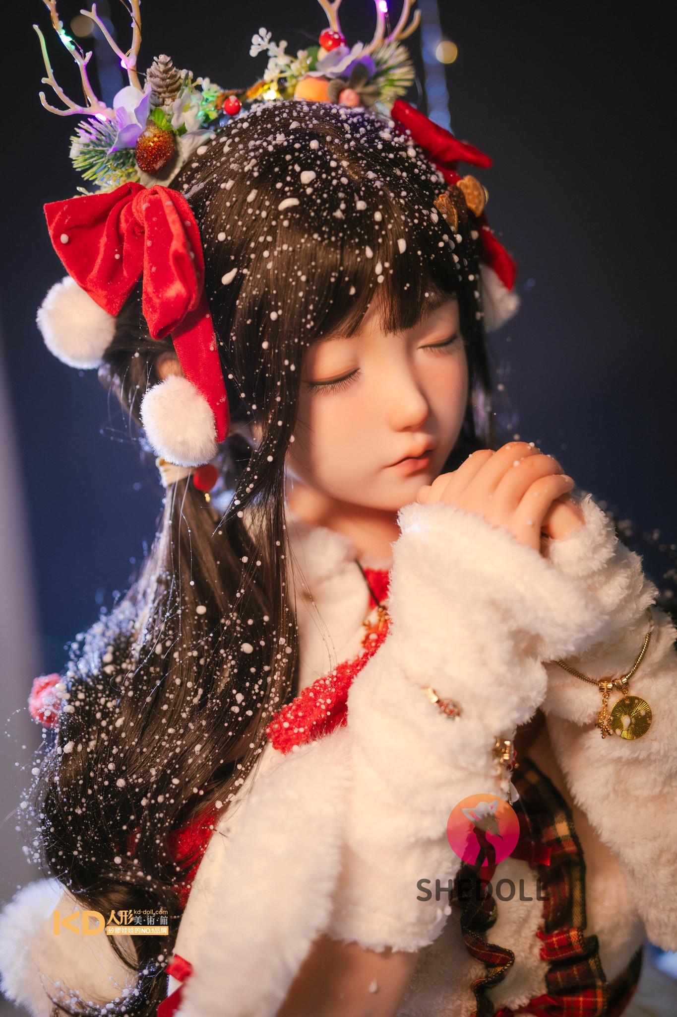 Shedoll 矽胶娃娃148cm 闭眼北栀(1)