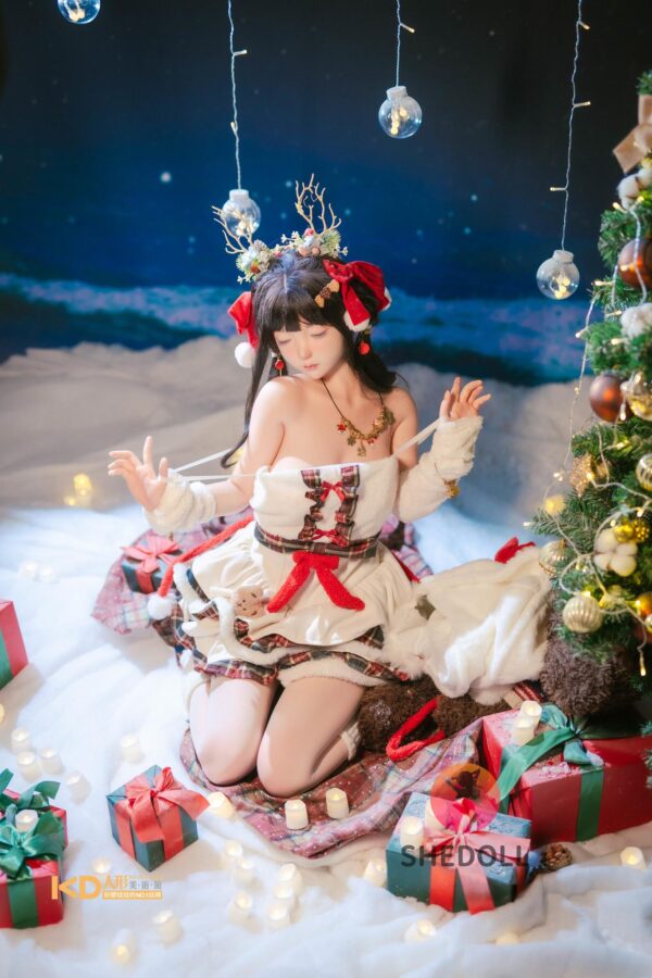 SHEDOLL 矽膠娃娃 148cm C胸 聖誕節 閉眼款 北梔 TPE/矽膠(可選版本)