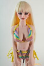 口袋女友 迷你款矽膠可動三分娃娃*A32（60cm）普胸白膚