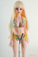 口袋女友 迷你款矽膠可動三分娃娃*A32（60cm）普胸白膚