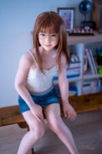 Jcute 紬 147cm 植髮款 平胸蘿莉矽膠娃娃 眼鏡小可愛