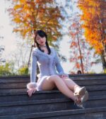 她語 TAYU- 163cm 皮紋款矽膠娃娃 語柔 戶外佳人