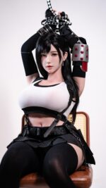 FUDOLL 162cm 全矽膠 超爆乳大胸 張銀熙 二號精妝+手工眼(需加購) cos Tifa
