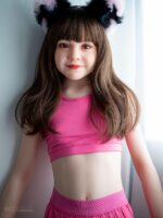 Jcute GB28 cutie 137cm 平胸蘿莉矽膠娃娃