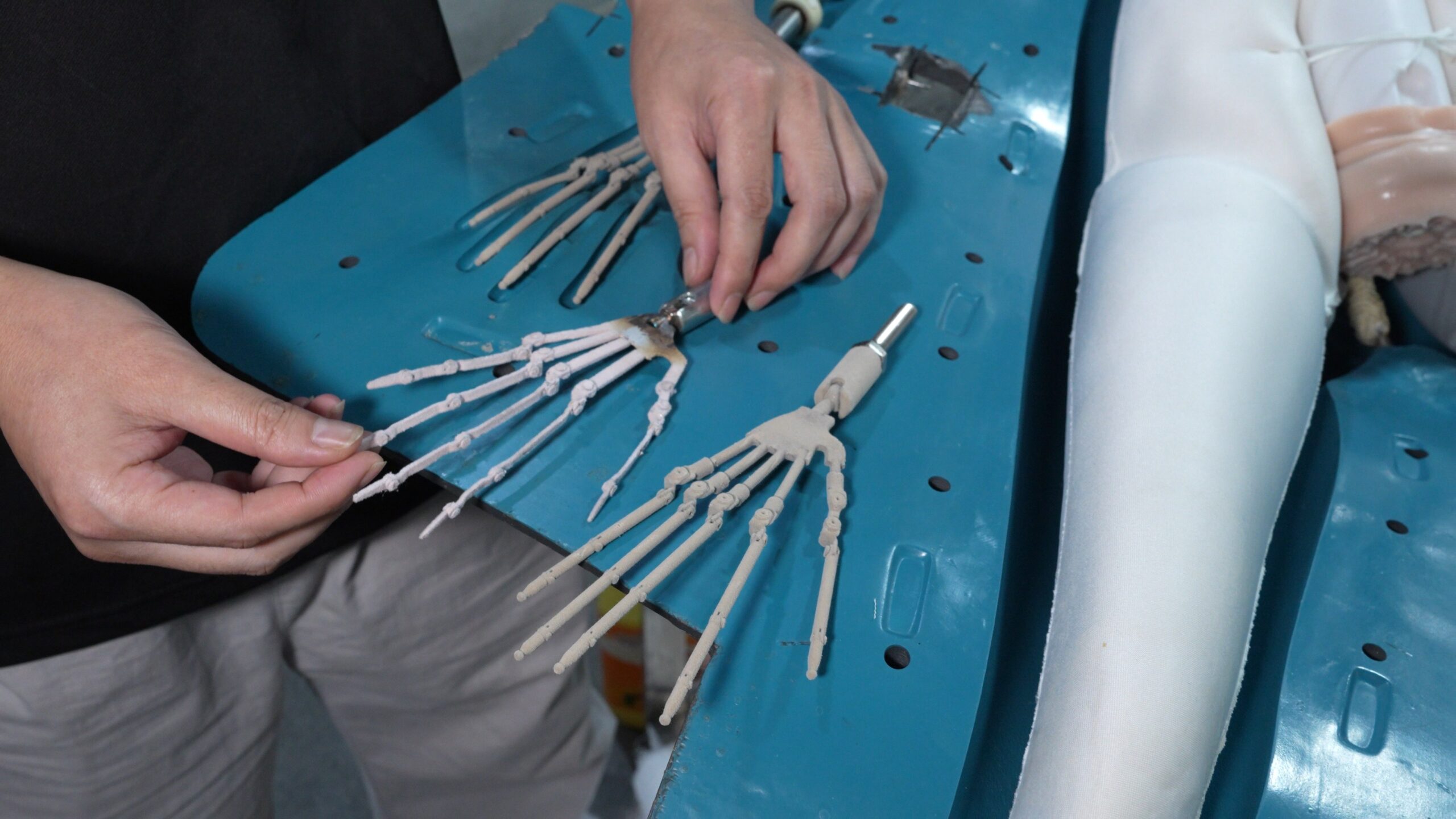 TopCY 手指骨架結構細節展示