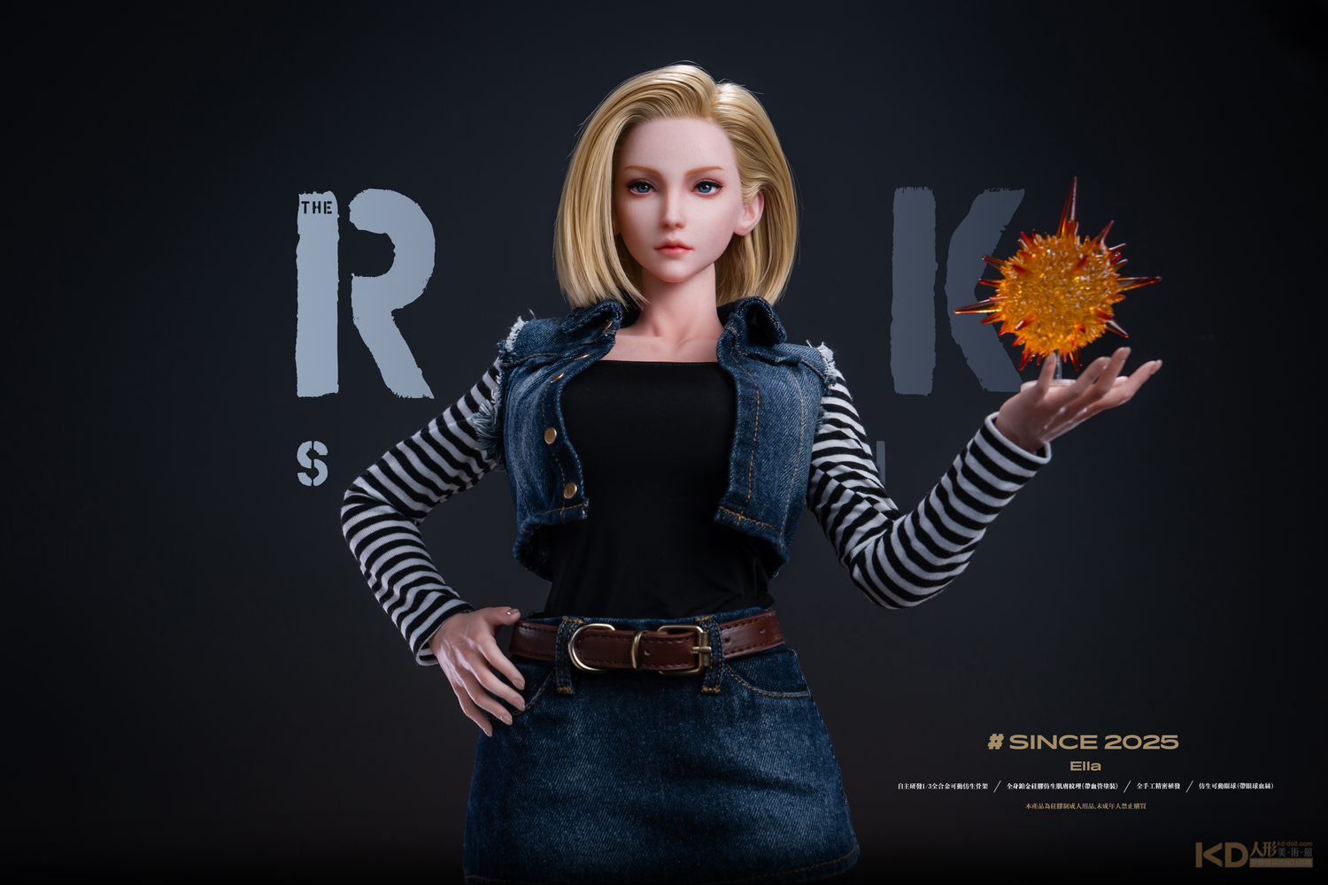 RAK Studio 75cm Ella 全矽膠可動人偶 3D手工眼・果凍胸工藝・高擬真收藏款（海外版）