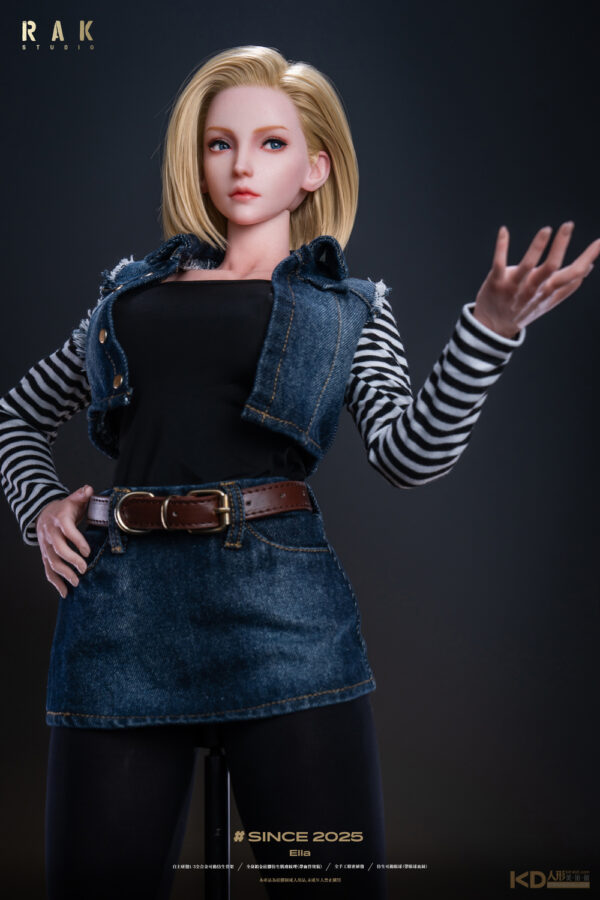RAK Studio 75cm Ella 全矽膠可動人偶 3D手工眼・果凍胸工藝・高擬真收藏款（海外版）