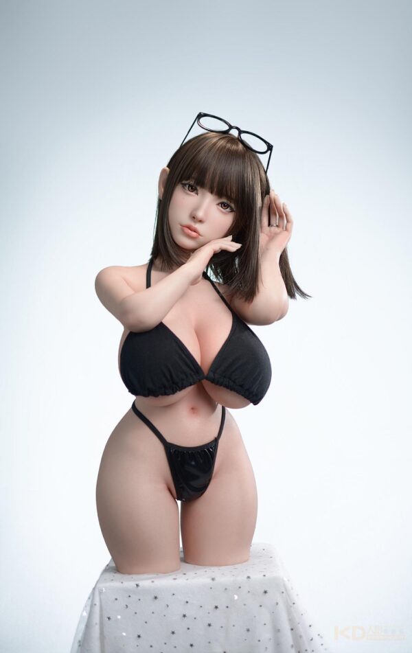 FUDOLL 80cm 小秋 全矽膠半身娃娃-雙通道 帶頭17KG