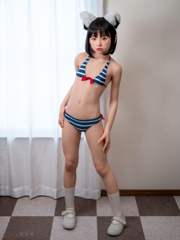 Jcute 茉 137cm 平胸蘿莉矽膠娃娃 水手比基尼