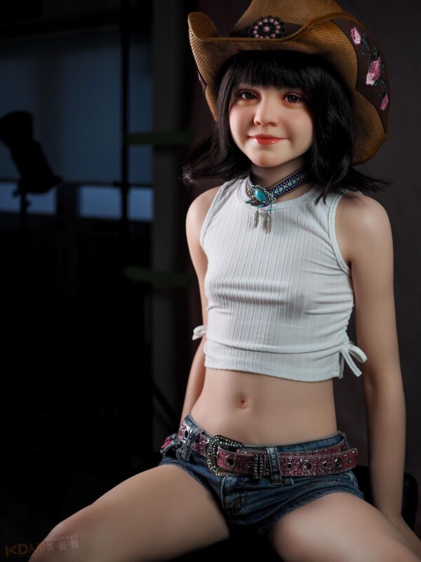 Jcute GB28 cutie 137cm 平胸蘿莉矽膠娃娃 西部女牛仔