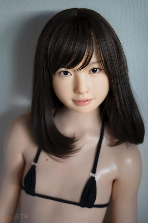 Jcute 澪 149cm 平胸蘿莉矽膠娃娃 黑色比基尼