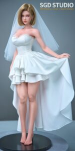 最新升級可動磁吸眼！早鳥預定再送特典(預購只到6月26日)! FG-008 65cm 全矽膠可動人偶 金髮戰鬥女孩 (有細節海外版)