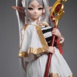 Bcdoll NS146cm N02A 送杖的芙莉蓮(frieren) COS 全矽膠實體娃娃 送大全套衣服再送你杖哦!
