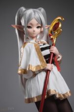 Bcdoll NS146cm N02A 送杖的芙莉蓮(frieren) COS 全矽膠實體娃娃 送大全套衣服再送你杖哦!