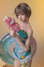 JS-doll 全矽膠皮紋款 149cm 96B 泳裝女孩：圖片 4