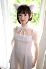 Jcute  遙(はるか) 144cm(A) 頭身一體矽膠娃娃 白連身裙：圖片 2