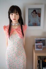Jcute  遙(はるか) 144cm(A) 頭身一體矽膠娃娃 橙色碎花連身裙