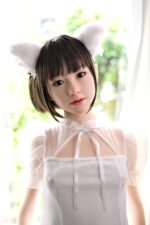 Jcute  遙(はるか) 144cm(A) 頭身一體矽膠娃娃 白連身裙：圖片 3