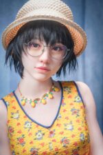 Jcute 咲良 (さくら) 153cm 頭身一體矽膠娃娃 黃色碎花連身裙：圖片 7
