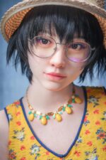Jcute 咲良 (さくら) 153cm 頭身一體矽膠娃娃 黃色碎花連身裙