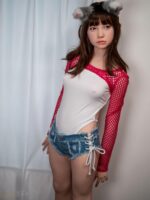 Jcute 結月 (ゆずき) 153cm 頭身一體矽膠娃娃 紅白上衣：圖片 3