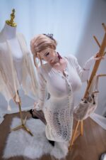 JS-doll 全皮紋款矽膠娃娃 超減重款 162cm 126B enshio 透視長裙：圖片 2