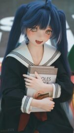 kiradols 全矽膠實體娃娃 150cm A-cup 梅川庫子（KH001-A） 雙馬尾學妹：圖片 5
