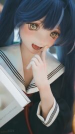 kiradols 全矽膠實體娃娃 150cm A-cup 梅川庫子（KH001-A） 雙馬尾學妹