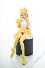 kiradols 全矽膠實體娃娃 150cm A-cup 里紗（KH004） DLC003 黃色💛魔法⭐少女 (DLC服裝須加購)：圖片 4
