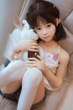 MLWdoll 矽膠頭+TPE身 126A 66 牛仔短褲女孩