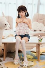 MLWdoll 矽膠頭+TPE身 126A 66 牛仔短褲女孩：圖片 5
