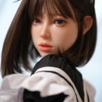 悅互動娃娃 部分皮紋款 全矽膠娃娃 頭身一體  141cm 可靈 性感小女僕
