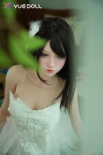 悅互動娃娃 皮紋款全矽膠娃娃 頭身一體  150cm 洛莉絲 純白小洋裝：圖片 5