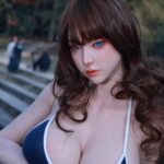 悅互動娃娃 皮紋款全矽膠娃娃 頭身一體  155cm 桐桐 單車女孩