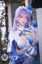 悅互動娃娃 皮紋款全矽膠娃娃 頭身一體  155cm 桐桐 坎特蕾拉cos