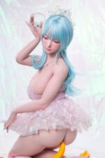 fudoll 157cm 皮紋款全矽膠 秋影 藍髮睡美人：圖片 3