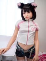 Jcute 夏美 133cm 平胸蘿莉矽膠娃娃 白粉上衣：圖片 7