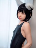 Jcute 夏美 137cm 平胸蘿莉矽膠娃娃 黑色死庫水：圖片 7