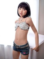 Jcute 琉華 133cm 平胸蘿莉矽膠娃娃 波點上衣：圖片 7