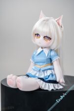 kiradols 全矽膠貓掌娃娃 1/3 AW001 CAT50 3.2KG  洋裝小貓娘｜前100名送衣服二選一（送完為止）    頭部連接螺桿：M10 規格：圖片 6