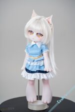 kiradols 全矽膠貓掌娃娃 1/3 AW001 CAT50 3.2KG  洋裝小貓娘｜前100名送衣服二選一（送完為止）    頭部連接螺桿：M10 規格：圖片 5