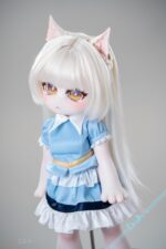kiradols 全矽膠貓掌娃娃 1/3 AW001 CAT50 3.2KG  洋裝小貓娘｜前100名送衣服二選一（送完為止）    頭部連接螺桿：M10 規格：圖片 4