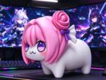 BCdoll 全矽膠實體娃娃 B100 DORO 可愛Q版桃樂絲 粉狗：圖片 4