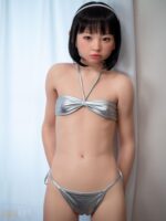 Jcute 茉 149cm 平胸蘿莉矽膠娃娃 銀色比基尼：圖片 2