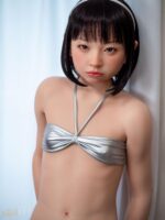 Jcute 茉 149cm 平胸蘿莉矽膠娃娃 銀色比基尼